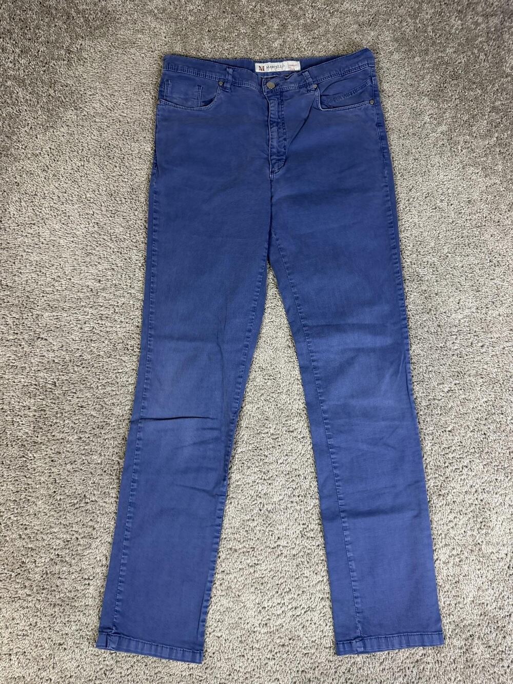 Marcello Sport Jeans Mens 33x33 Blue Slim Fit LP60 Stretch Denim Pockets
